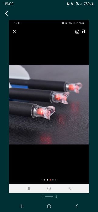 Nock luminos pt arbaleta si arc