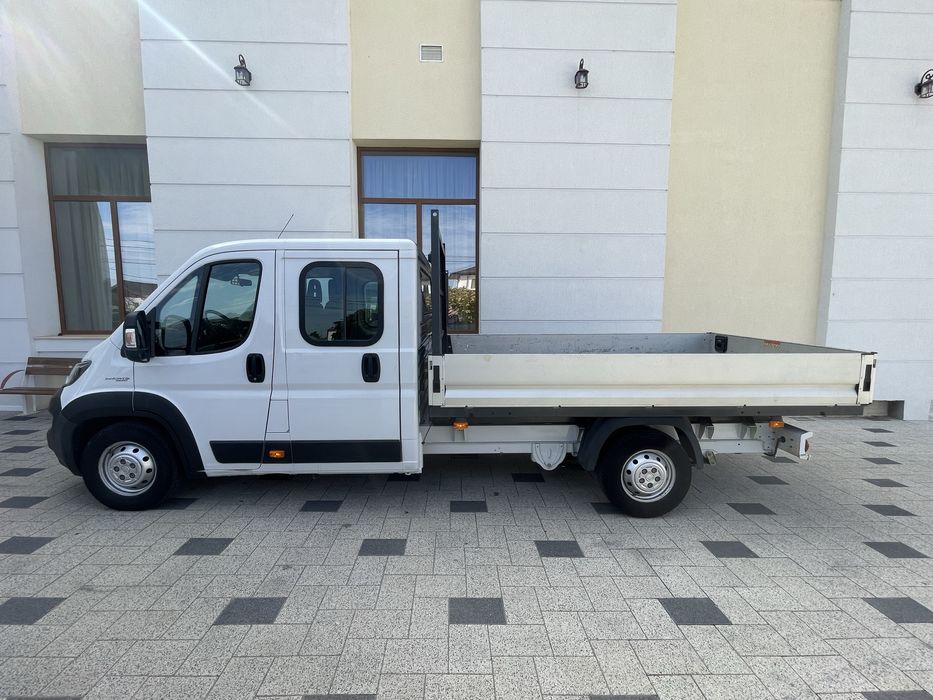 Fiat Ducato Maxi 7 Locuri Cabina dubla cu bena mare maxi