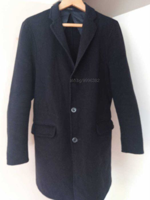 Палто Massimo Dutti мъжко от екстра вълна 46 размер