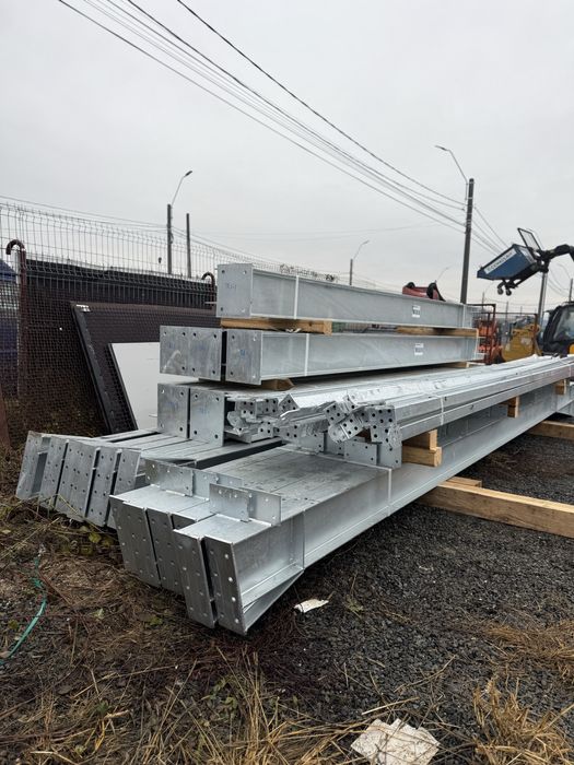 Hala galvanizata noua completa  450mp 5 metri inaltime streasina