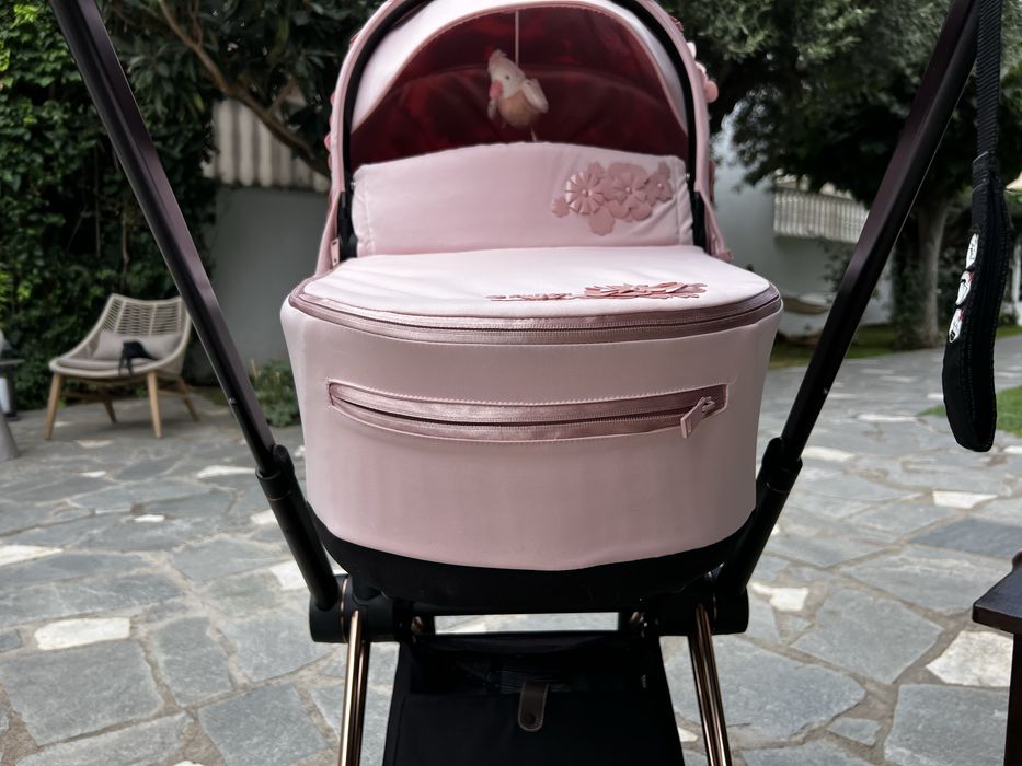 3в1 Cybex E-Priam 4 Simply flowers pink