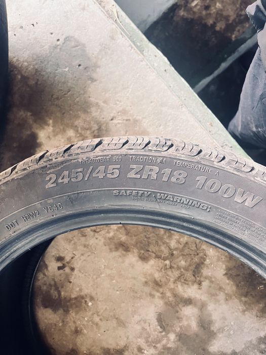 Шины 245/45/18 сатылады 6 шт
