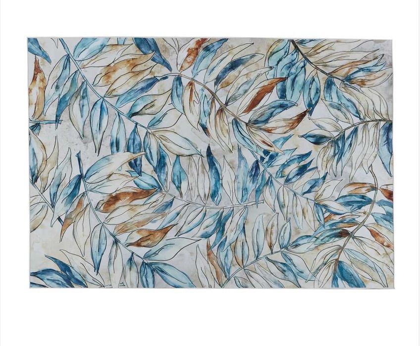 Килим Leafs Heinner Home, С 3D цифров принт, 200x300 см, 100% полиестер, Неплъзгащ се гръб