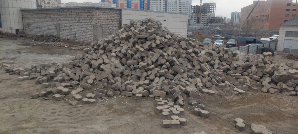 Брусчатка б/у в хорошем состоянии