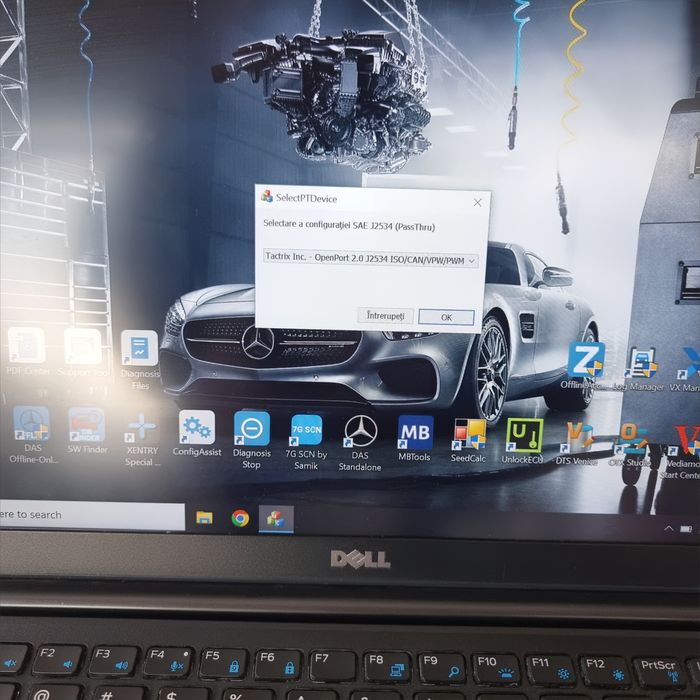 Diagnoză /Tester Mercedes Xentry Pass-Thru/Tactrix