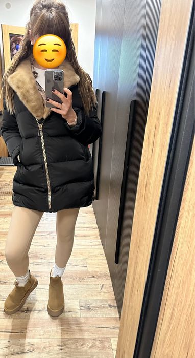 Пуховик женский норка