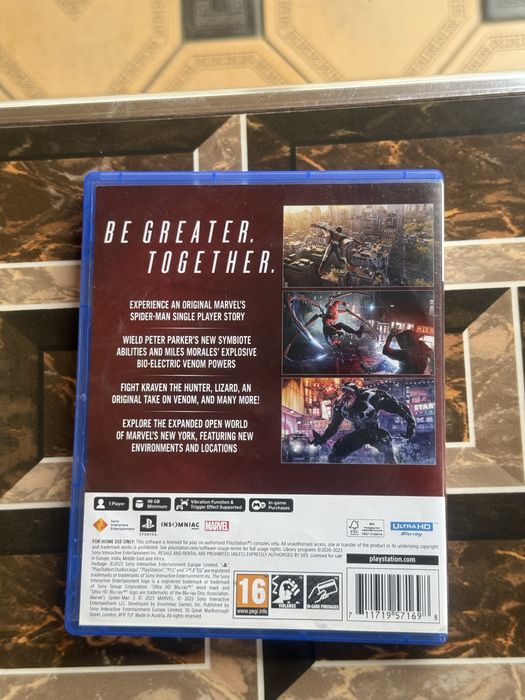 Игра на пс 5 Spider man 2