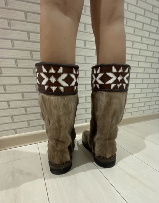 зимние натуральные унты