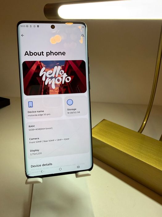 Motorola Edge 50 pro / 512 GB / BLACK