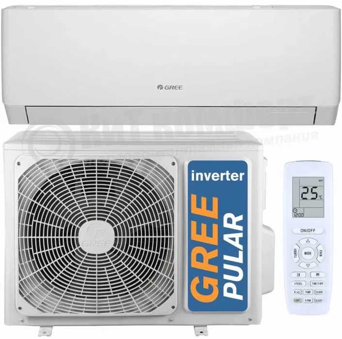 Кондиционер Gree Pular 12 Inverter barcha modellar bor optom sklad