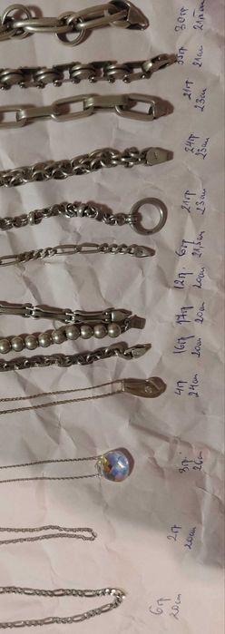 ПРОМО ЦЕНА до 25.02. на Сребърни бижута-гривни, колиета, обеци 925