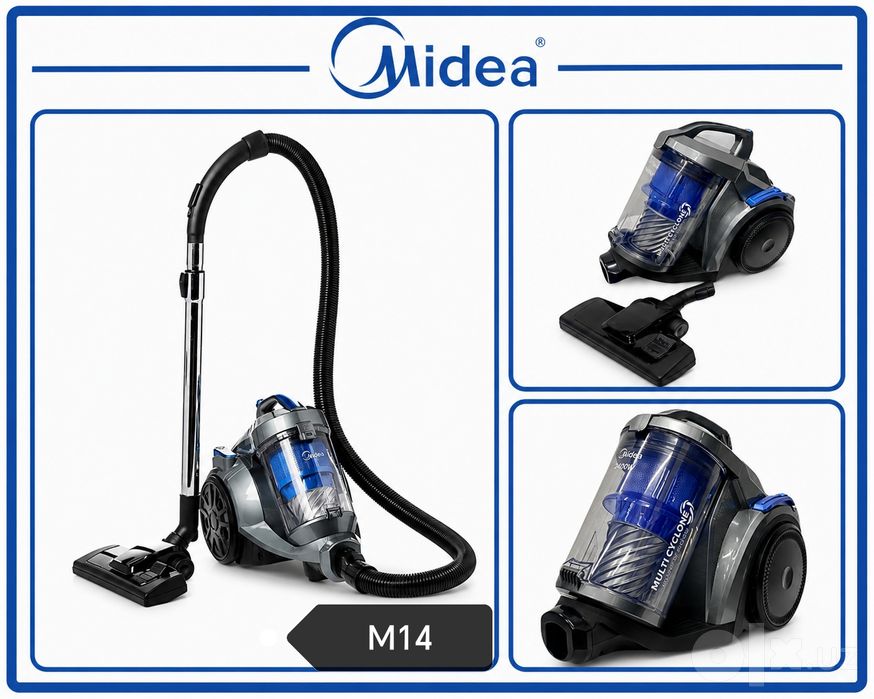 MIDEA changyutgichlari, (пылесосы) 2 yillik servis kafolat