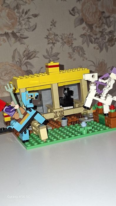 Лего майнкрафт конюшня