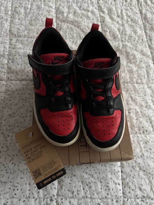 Nike COURT BOROUGH LOW RECRAFT червени 31.5номер