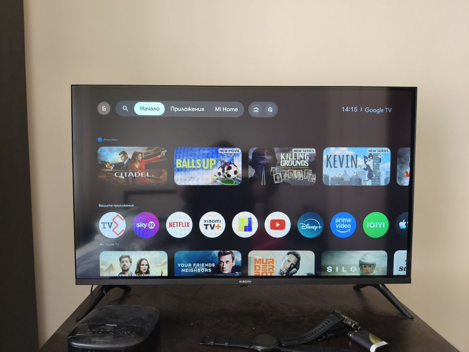 Телевизор Xiaomi LED A, 32" (80 см), Smart Google TV, HD, Клас E