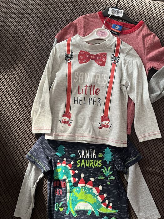 George Коледни фланелки Пес Патрул, Дино и Коледен помощник