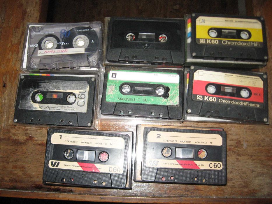 аудио касетки ХРОМ за  ретро  техника