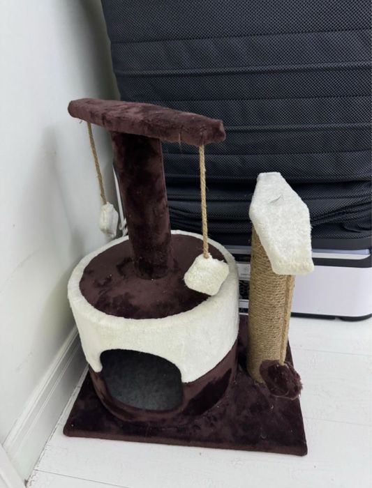 Домик для кошки.  Ногтеточка