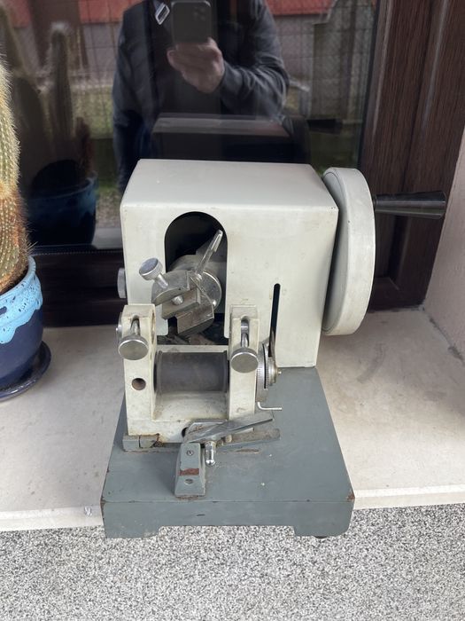 Ръчен ротационен МИКРОТОМ МПС-2 Патохистология Имунохистохимия