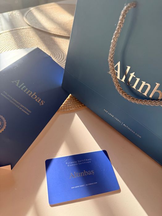 Пръстен с диамант 0.40К бяло злато Altinbas