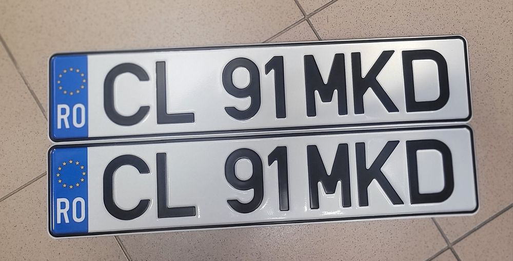 Numere auto ornamentale