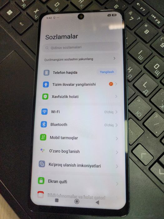 Redmi Note 13 Pro 256gb Face ishlidi Holati Rasmda