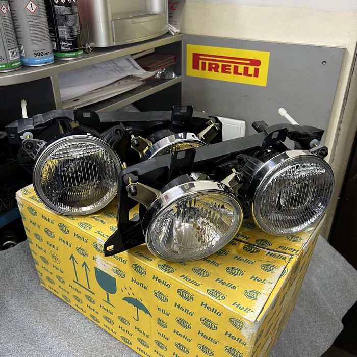 Новые фары HELLA bmw e34 e32 бмв е34 е32