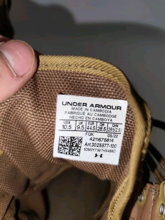 43.5 Bocanci Underarmour UG12620