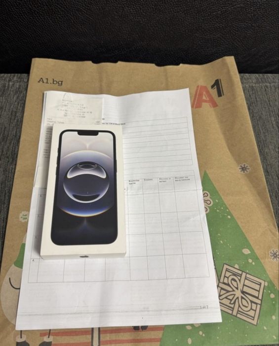 ЗАПЕЧАТАН 128GB iPhone 16e Гаранция от A1 до 2027г. Black | Черен