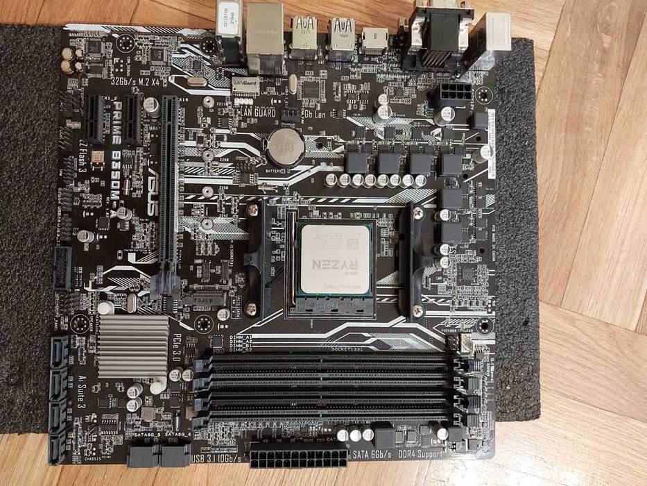 AMD Ryzen 7 3700X + Asus Prime B350M - A
