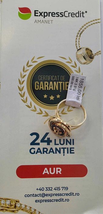 Inel aur 14K 3.91g (AG35 B:35752.4) Garantie 2 Ani!