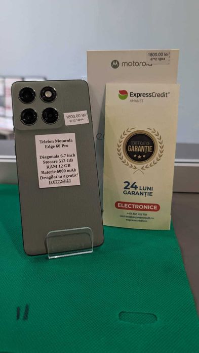 (AG44 B.6772) Telefon Motorola Edge 60 Pro (GARANTIE 24 LUNI)