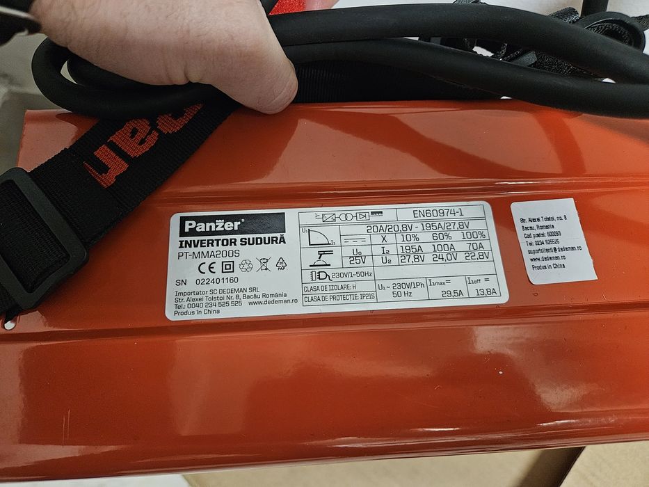 Vand aparat sudura Panzer