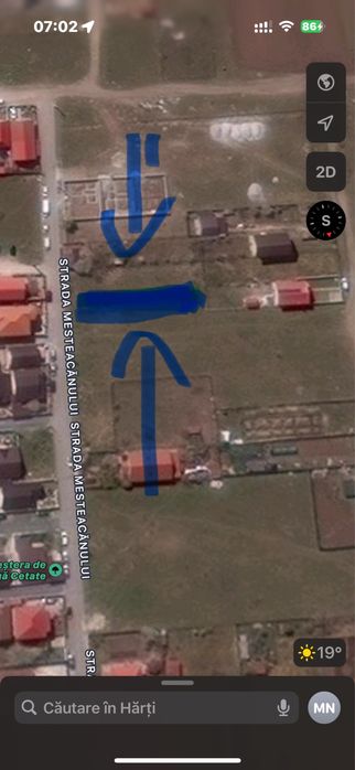 Teren Intravilan‼️ 500 mp/zona vile / str Mesteacanului‼️