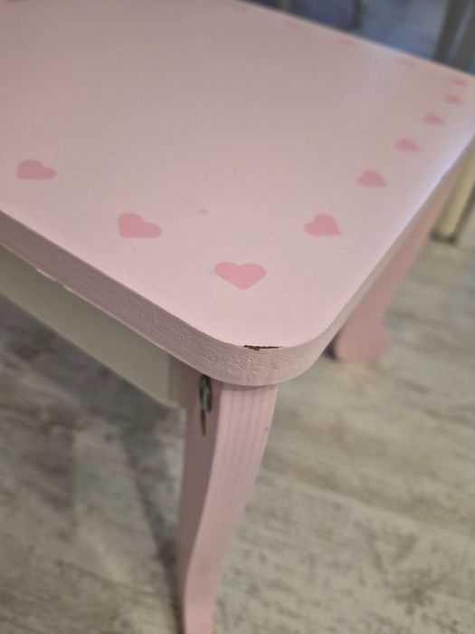 Дървена детска гримьорна