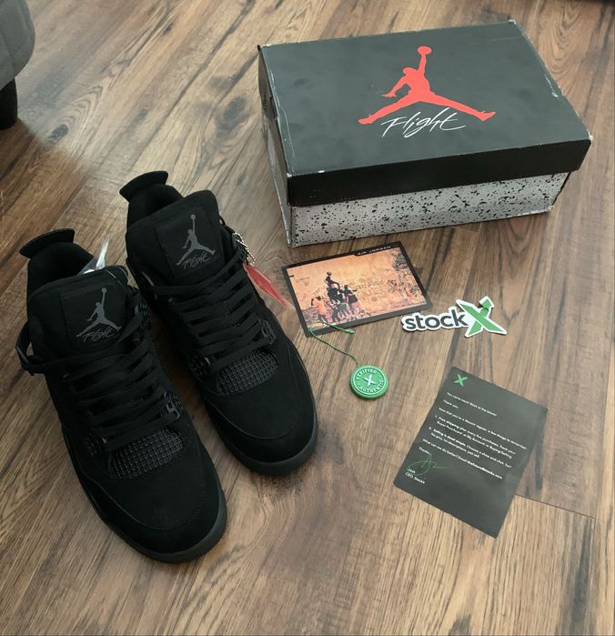 Sneakers Jordan 4 Retro Black Cat •STOC:44•Livrare rapida 1-2 zile•