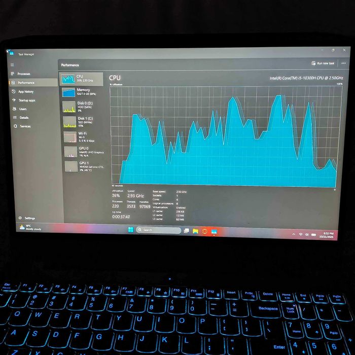 Lenovo Ideapad gaming 3 I5-10300H, gtx 1650 8GB ram 1T stocare