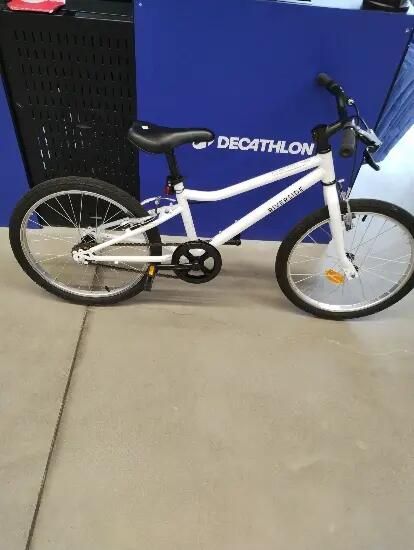 Bicicletă polivalentă Riverside 100 20" alb - (SecondHand) Decathlon