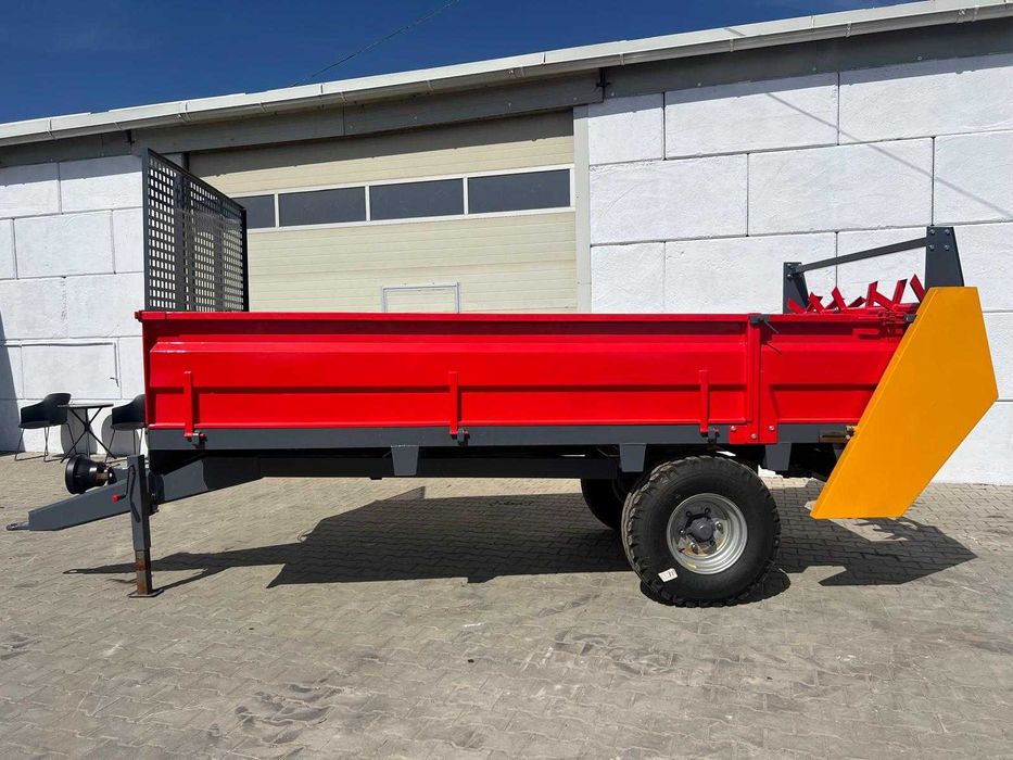 Remorca gunoi / MIG gunoi / ingrasaminte Euromasz 4,5 T – 2 tamburi spate + cardan – NOUA