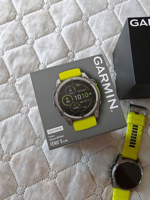 Нов Garmin 8 51mm Solar Sapphire с Гаранция