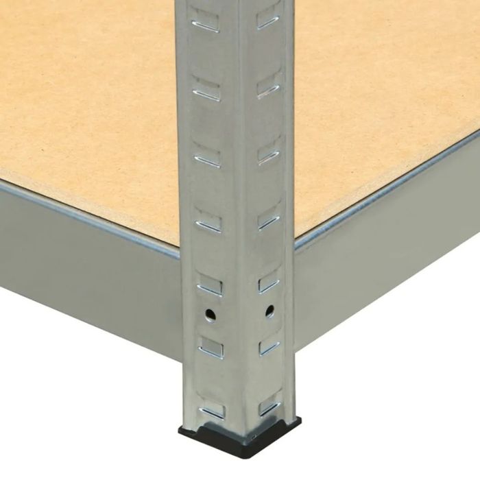 Метален гаражен стелаж HÖGLER 180x160x60 см – 4 рафта, до 1200 кг, поцинкована стомана