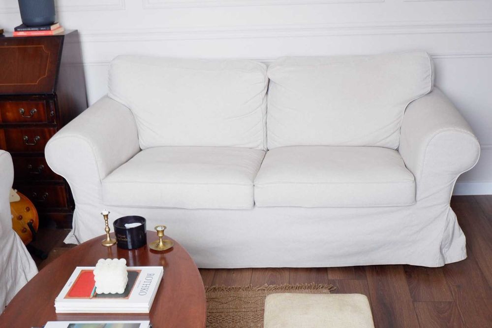 IKEA EKTORP комплект 3-местен и 2-местен диван – отлично състояние