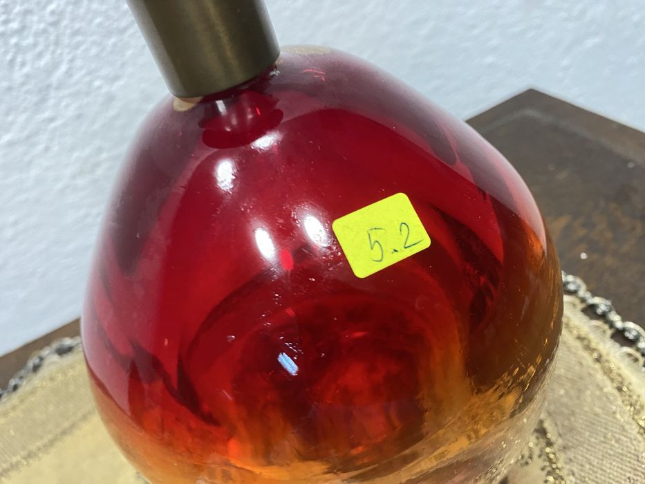 Винтидж настолна лампа Murano масивно стъкло Италия 1960