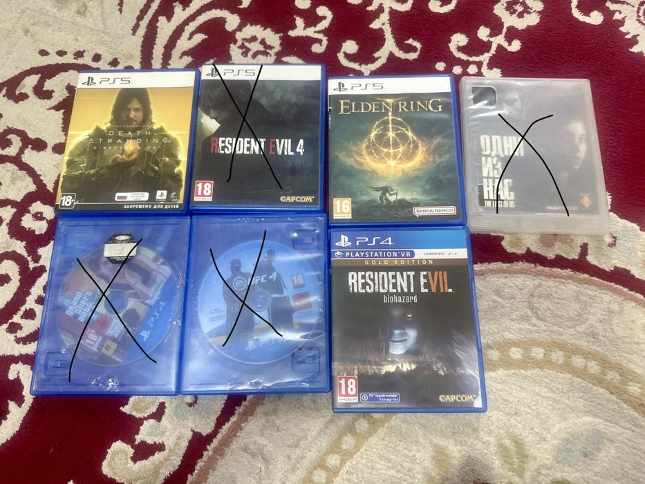 Продается диск.и для пс4/5