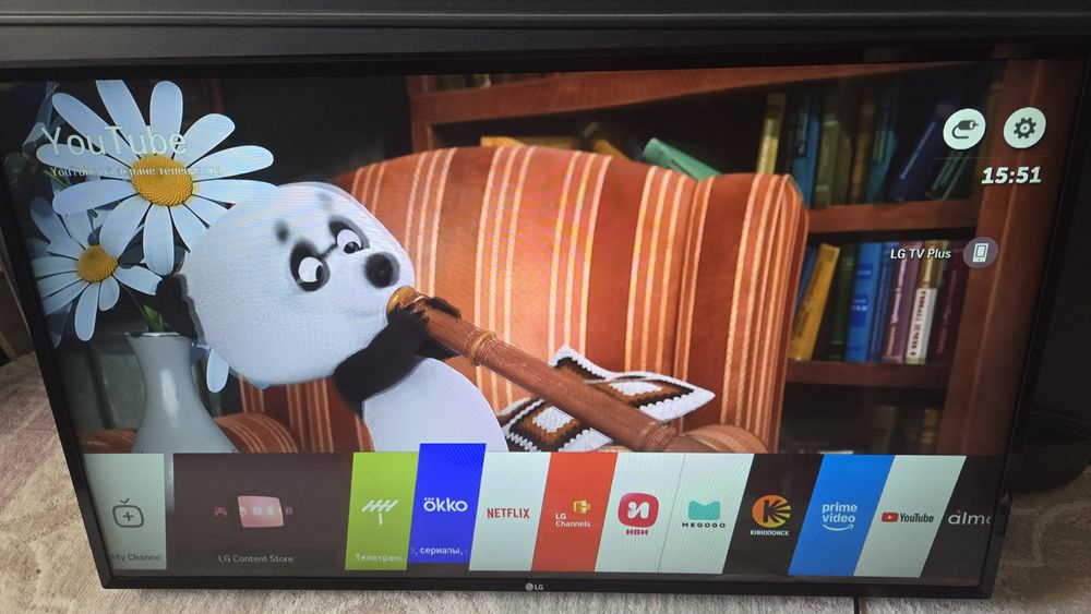 ОРИГИНАЛ LG WebOS Smart Tv 43LJ594V Диогональ 110см / QTV