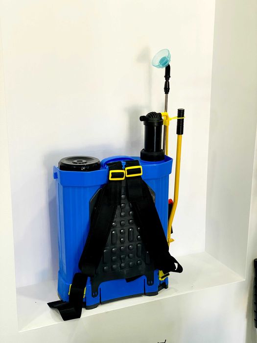 Pompa de stropit 16L 2 în 1, manuală și electrică,12V8Ah, debit 4l/min