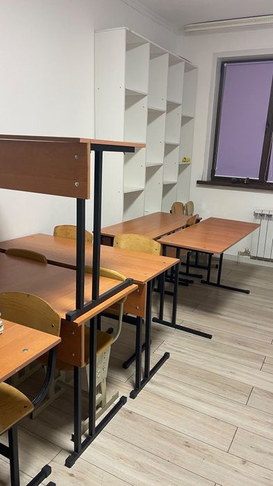 Парты двух местные со стульями
