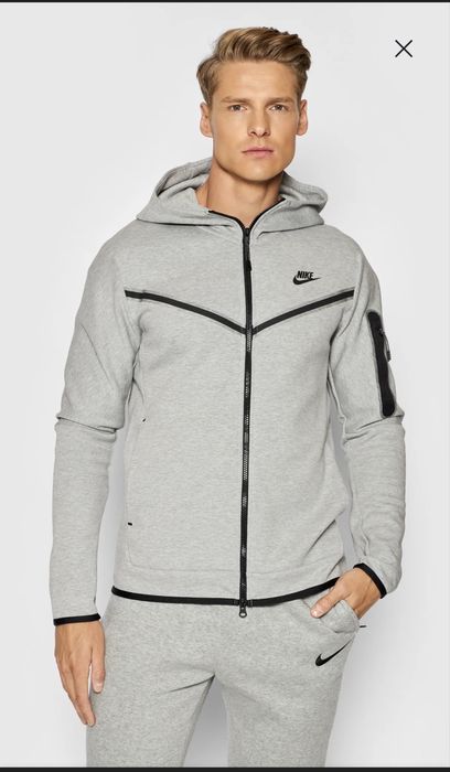 Nike Суитшърт Sportswear Tech Сив Standard Fit L