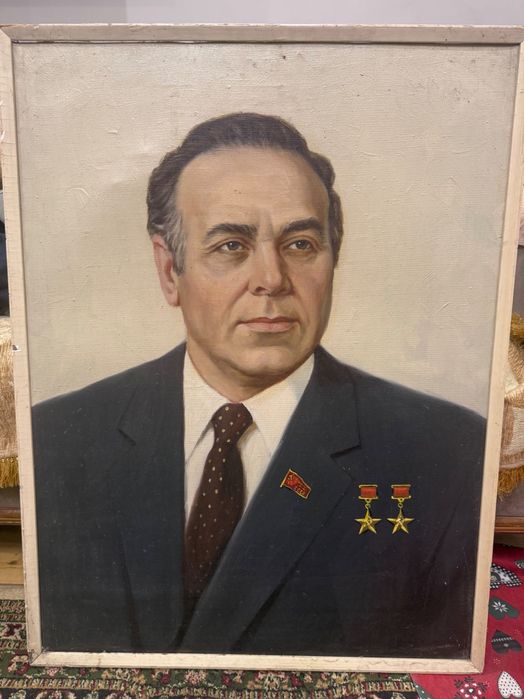 Портрет Гейдар Алиев  холст масло