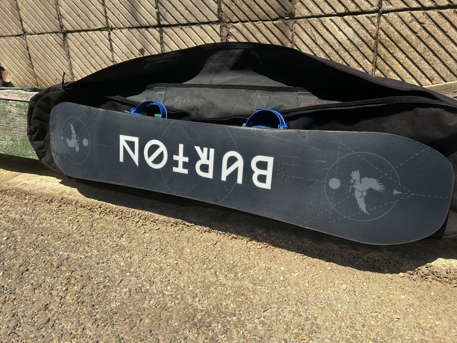 Сноуборд Burton 138cm +union+чанта за автоматит